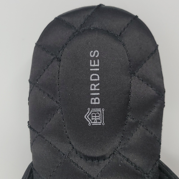 Birdies The Phoebe Loafer Mule Slide Cheetah Print Calf Fur Quilted Lining - Picture 7 of 12